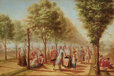 El Paseo de las Delicias, Madrid, 1785-6 by Ramon Bayeu y Subias